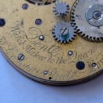 Antique Dent Pocket Watch Movement 35mm – Signed Dent Watchmaker to the Queen – Project Movement