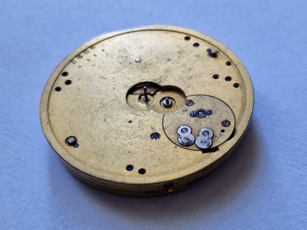 Antique Dent Pocket Watch Movement 35mm – Signed Dent Watchmaker to the Queen – Project Movement