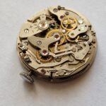 Vintage Landeron 248 Chronograph Watch Movement with Dial, Hands & Crown – Project
