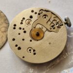Vintage Landeron 248 Chronograph Watch Movement with Dial, Hands & Crown – Project
