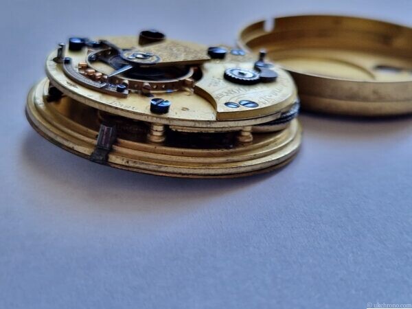 Antique Mappin & Webb Fusee Key Winding Pocket Watch Movement with Dial – Project