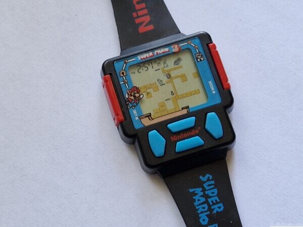 Vintage Nintendo Super Mario Bros. 3 Game Watch with Strap