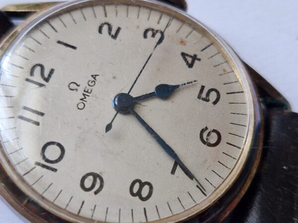 Omega 30T2 SC Civilian Re-Cased Version – Military Dial Vintage Watch c.1943