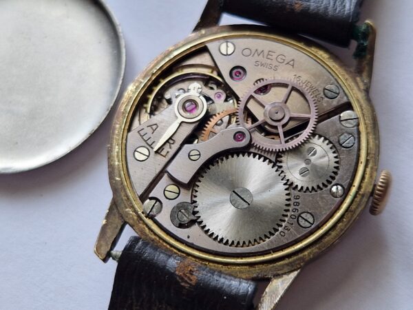 Omega 30T2 SC Civilian Re-Cased Version – Military Dial Vintage Watch c.1943