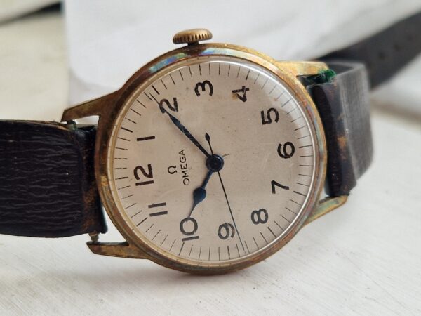 Omega 30T2 SC Civilian Re-Cased Version – Military Dial Vintage Watch c.1943