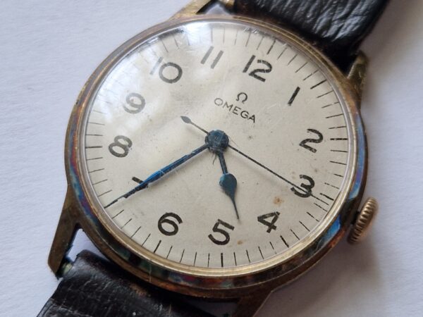 Omega 30T2 SC Civilian Re-Cased Version – Military Dial Vintage Watch c.1943