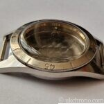 Vintage Favre-Leuba Day-Matic Waterdeep Diver Watch Case Only 36.5mm Stainless Steel Project