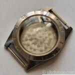 Vintage Favre-Leuba Day-Matic Waterdeep Diver Watch Case Only 36.5mm Stainless Steel Project