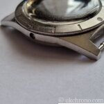 Vintage Favre-Leuba Day-Matic Waterdeep Diver Watch Case Only 36.5mm Stainless Steel Project