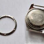 Vintage Favre-Leuba Day-Matic Waterdeep Diver Watch Case Only 36.5mm Stainless Steel Project