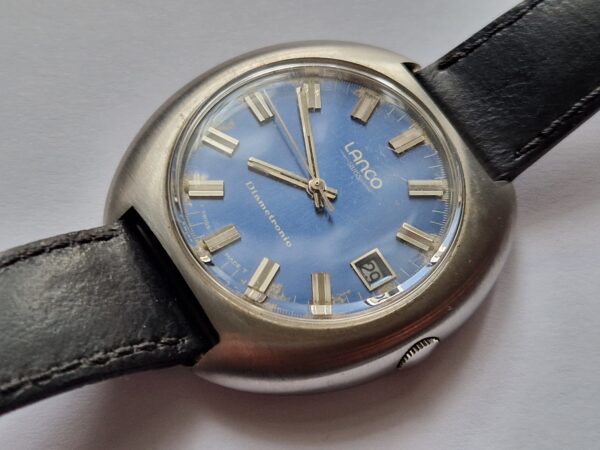 Vintage Lanco Diametron Electronic Watch 40mm Early Electronic Movement