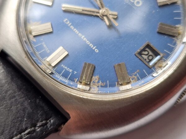 Vintage Lanco Diametron Electronic Watch 40mm Early Electronic Movement
