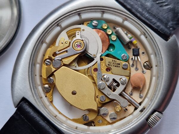 Vintage Lanco Diametron Electronic Watch 40mm Early Electronic Movement