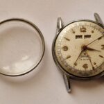 Malona Vintage Triple Calendar Project Watch Stainless Steel Case