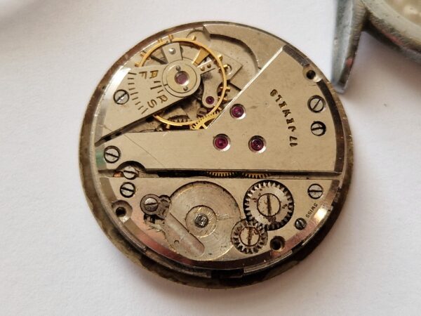 Malona Vintage Triple Calendar Project Watch Stainless Steel Case