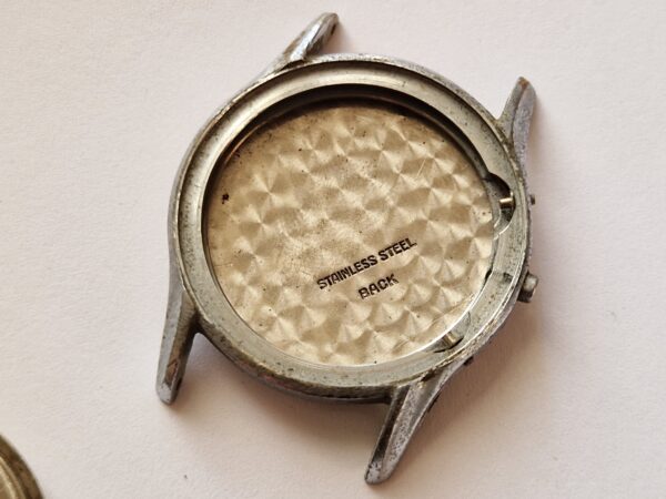 Malona Vintage Triple Calendar Project Watch Stainless Steel Case