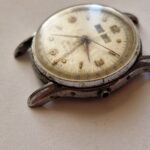 Malona Vintage Triple Calendar Project Watch Stainless Steel Case