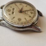 Malona Vintage Triple Calendar Project Watch Stainless Steel Case