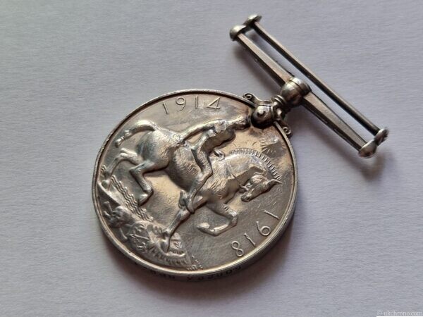 Original George V British War Medal 1914–1918 Named SPR. T.H. HOLDER No. 508223
