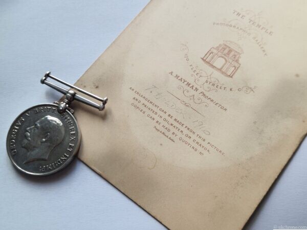 Original George V British War Medal 1914–1918 Named SPR. T.H. HOLDER No. 508223