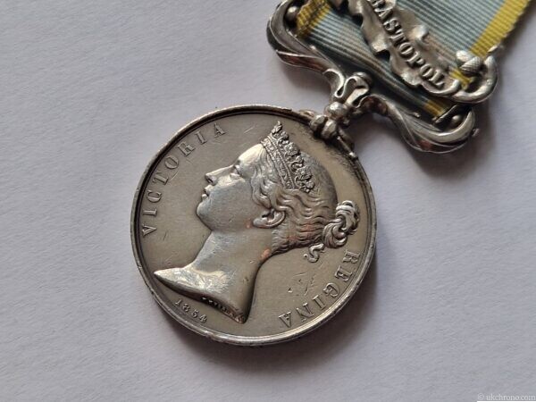 Original British Crimea Medal 1854 with Sebastopol Clasp – Issued to Trooper J. Robinson, 10th Hussars