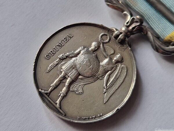 Original British Crimea Medal 1854 with Sebastopol Clasp – Issued to Trooper J. Robinson, 10th Hussars