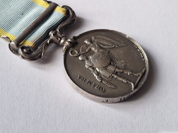 Original British Crimea Medal 1854 with Sebastopol Clasp – Issued to Trooper J. Robinson, 10th Hussars