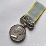 Original British Crimea Medal 1854 with Sebastopol Clasp – Issued to Trooper J. Robinson, 10th Hussars