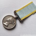 Original British Crimea Medal 1854 – Unnamed Issue with Original Ribbon