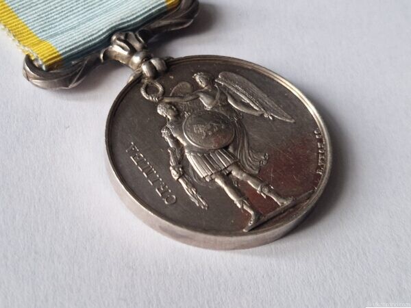 Original British Crimea Medal 1854 – Unnamed Issue with Original Ribbon