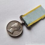 Original British Crimea Medal 1854 – Unnamed Issue with Original Ribbon