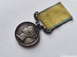 Original Victorian Baltic Medal 1854–1855 – Royal Navy & Royal Marines Crimean War Campaign Medal