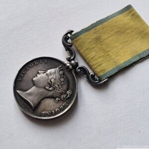 Original Victorian Baltic Medal 1854–1855 – Royal Navy & Royal Marines Crimean War Campaign Medal
