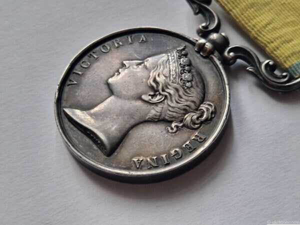 Original Victorian Baltic Medal 1854–1855 – Royal Navy & Royal Marines Crimean War Campaign Medal