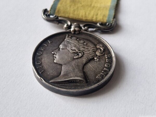 Original Victorian Baltic Medal 1854–1855 – Royal Navy & Royal Marines Crimean War Campaign Medal