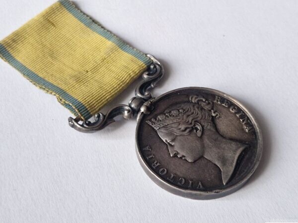 Original Victorian Baltic Medal 1854–1855 – Royal Navy & Royal Marines Crimean War Campaign Medal