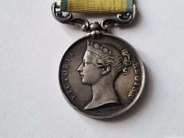 Original Victorian Baltic Medal 1854–1855 – Royal Navy & Royal Marines Crimean War Campaign Medal