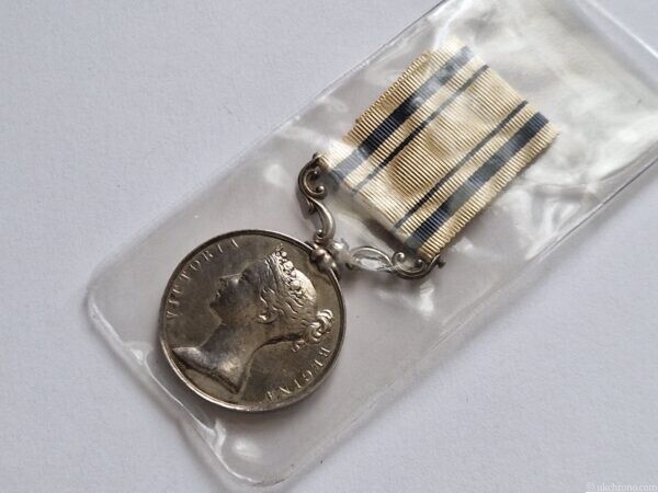 VICTORIA REGINA 1953 SOUTH AFRICA British Empire campaign medal presented for service during the Cape Frontier Wars