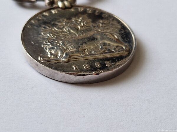 VICTORIA REGINA 1953 SOUTH AFRICA British Empire campaign medal presented for service during the Cape Frontier Wars