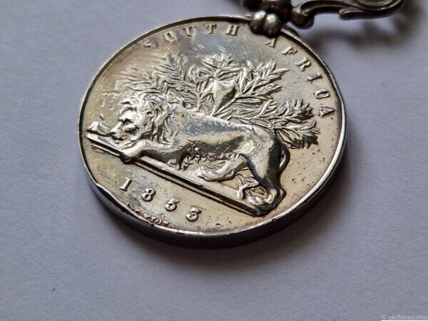 VICTORIA REGINA 1953 SOUTH AFRICA British Empire campaign medal presented for service during the Cape Frontier Wars