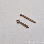 British Military Record watch hands Hour + minute set for cal 022K