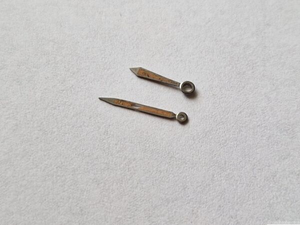 British Military Record watch hands Hour + minute set for cal 022K