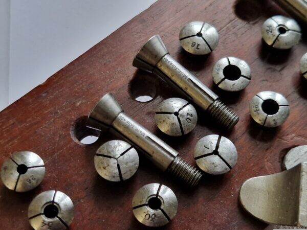 watchmakers lathe collet + chucks set 6mm