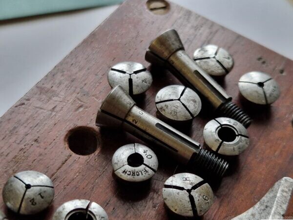 watchmakers lathe collet + chucks set 6mm
